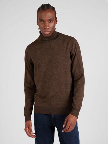 BLEND Sweter w kolorze brązowy: przód