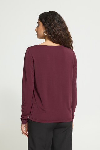 ICHI - Camisa 'IHLike' em vermelho