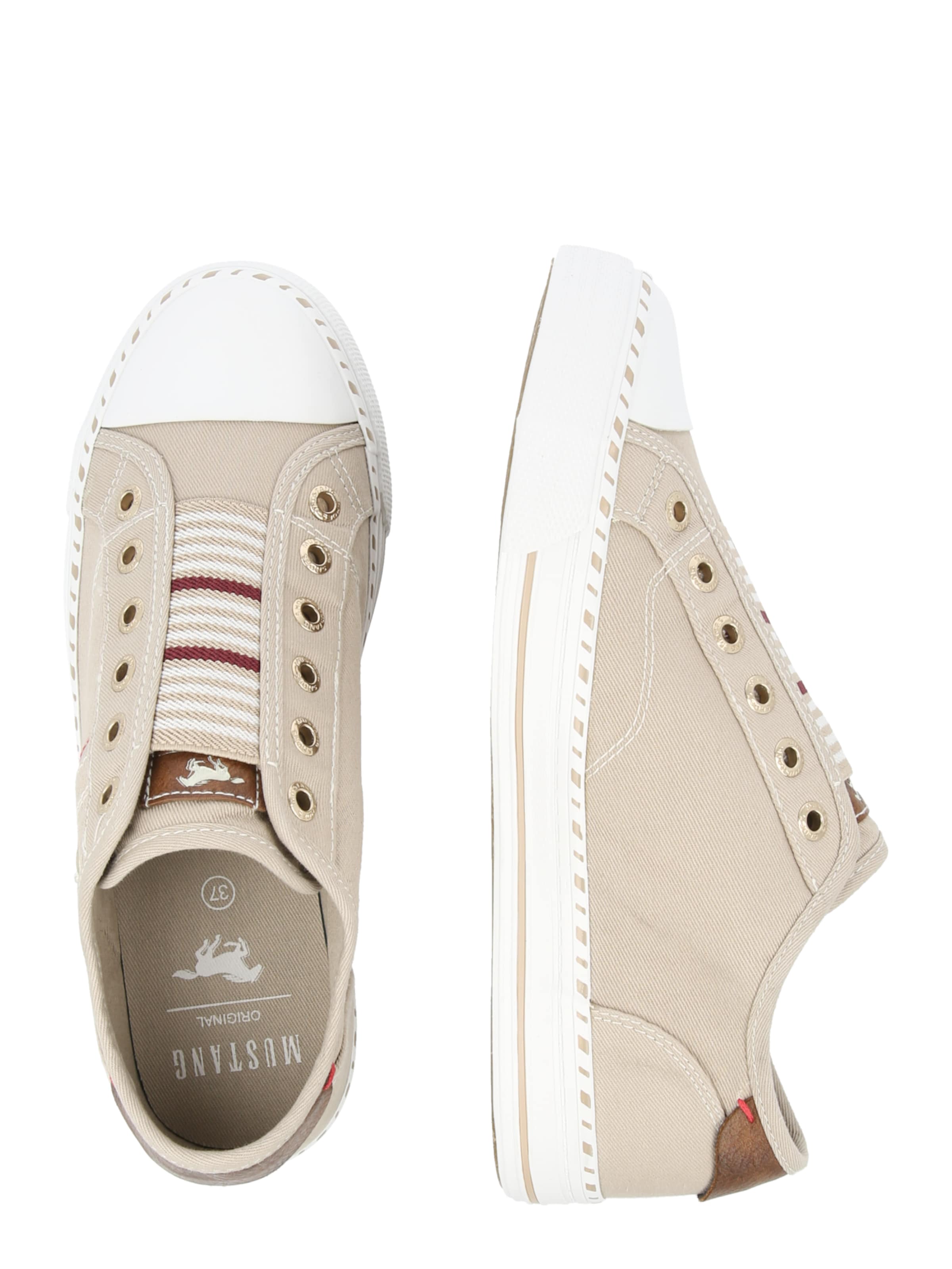 MUSTANG Platform trainers in Beige