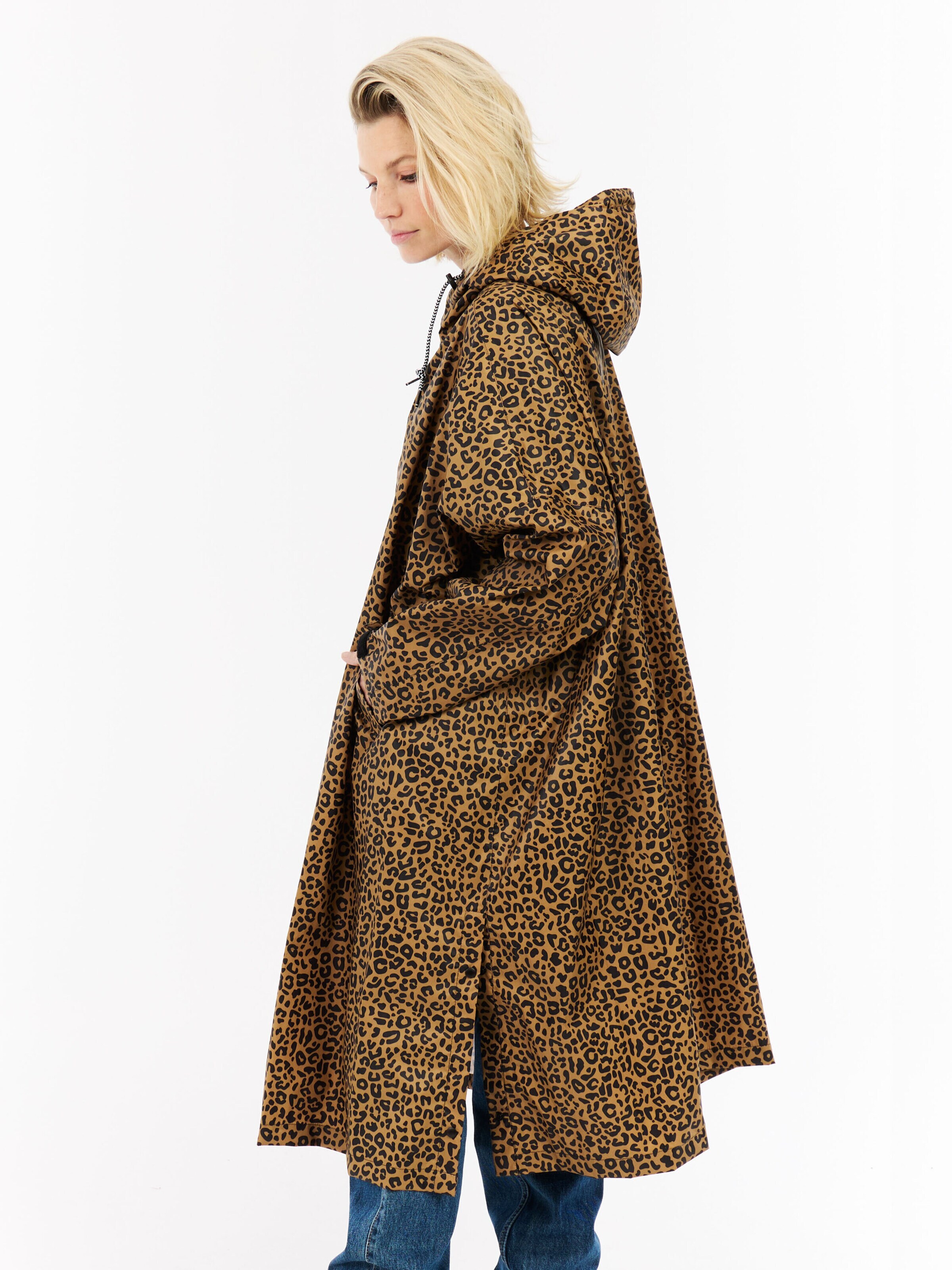 PROTEST Raincoat 'PRTLaugh' in Brown