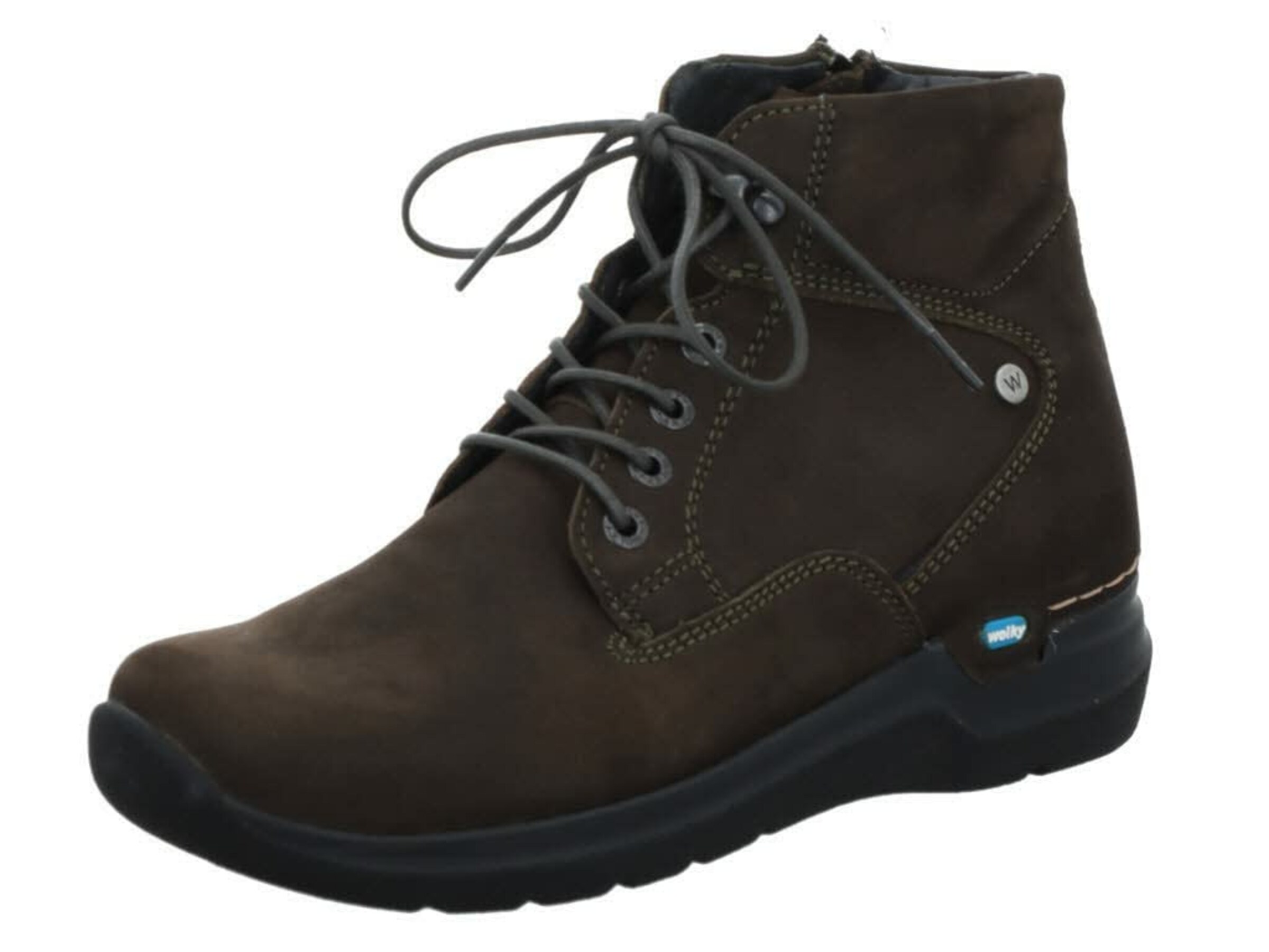 Wolky Schnürstiefelette in Braun: Vorderseite