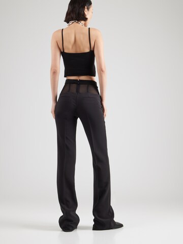 Elisabetta Franchi regular Bukser med fals i sort