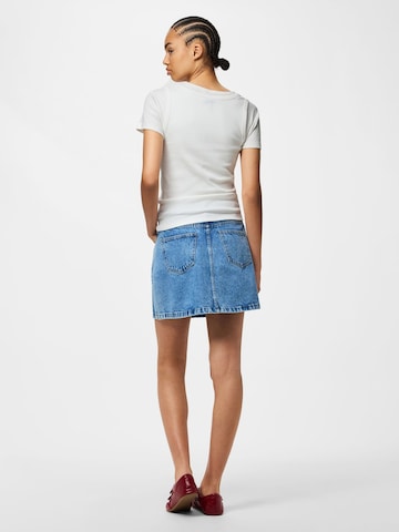 PIECES - Falda 'PCPalma' en azul