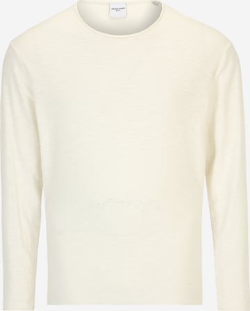 Pull-over Jack & Jones Plus en blanc : devant