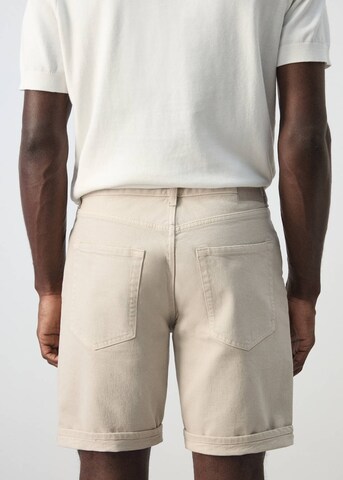 MANGO MAN Slim fit Jeans 'Nepto' in Beige