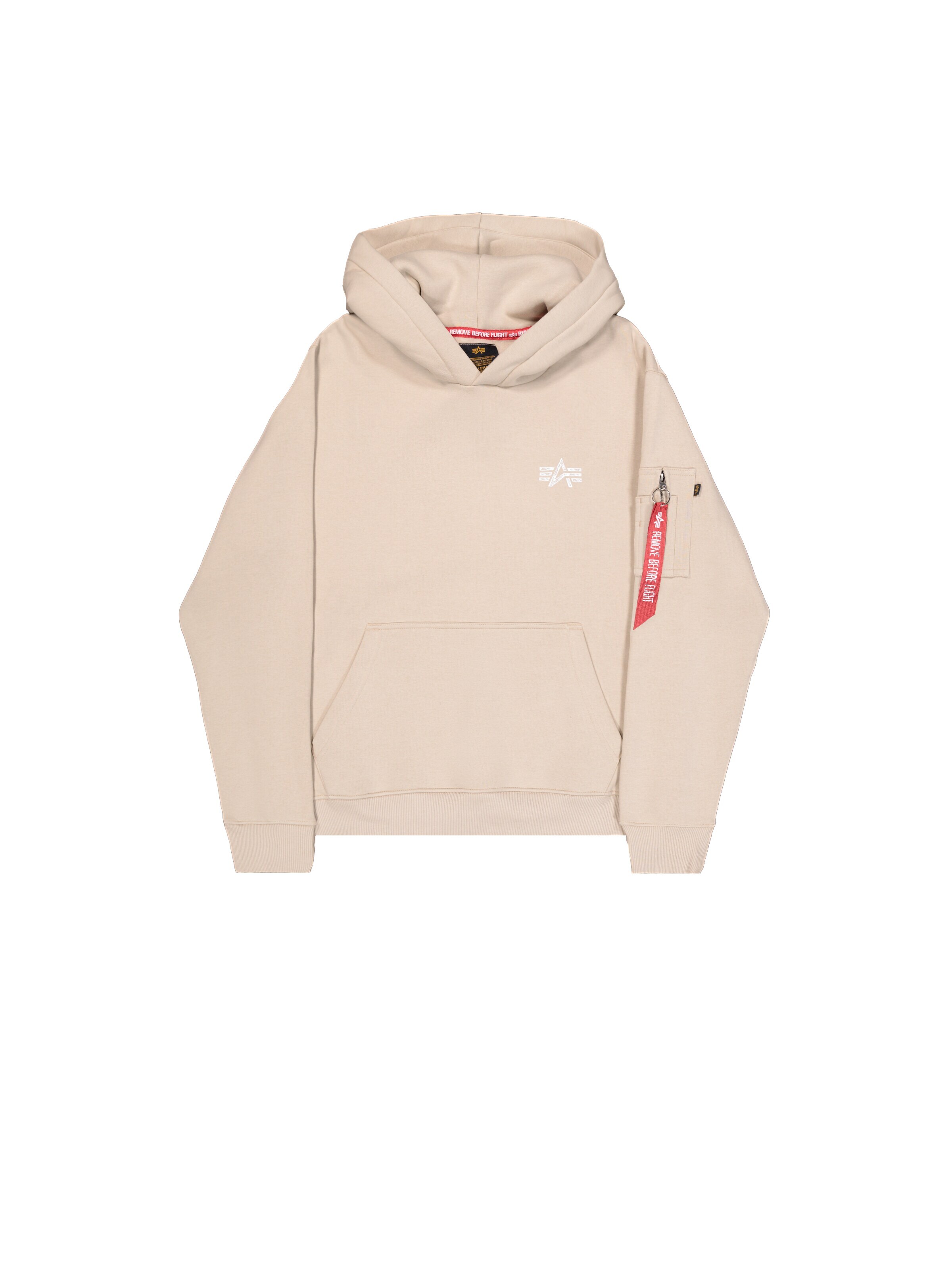 ALPHA INDUSTRIES Sweatshirt 'Signature' in Beige: front