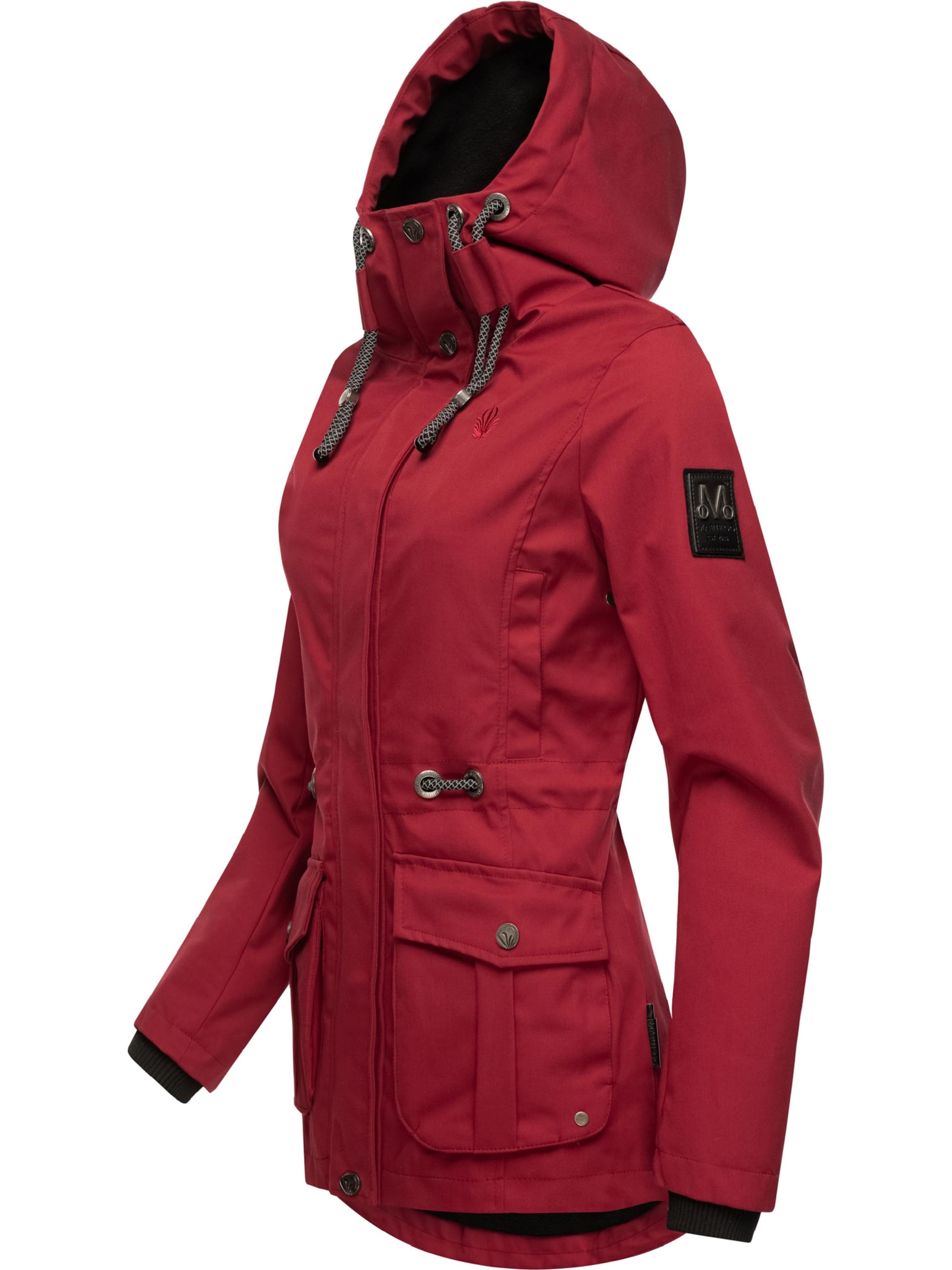 Parka mi-saison 'Babetaa' MARIKOO en rouge