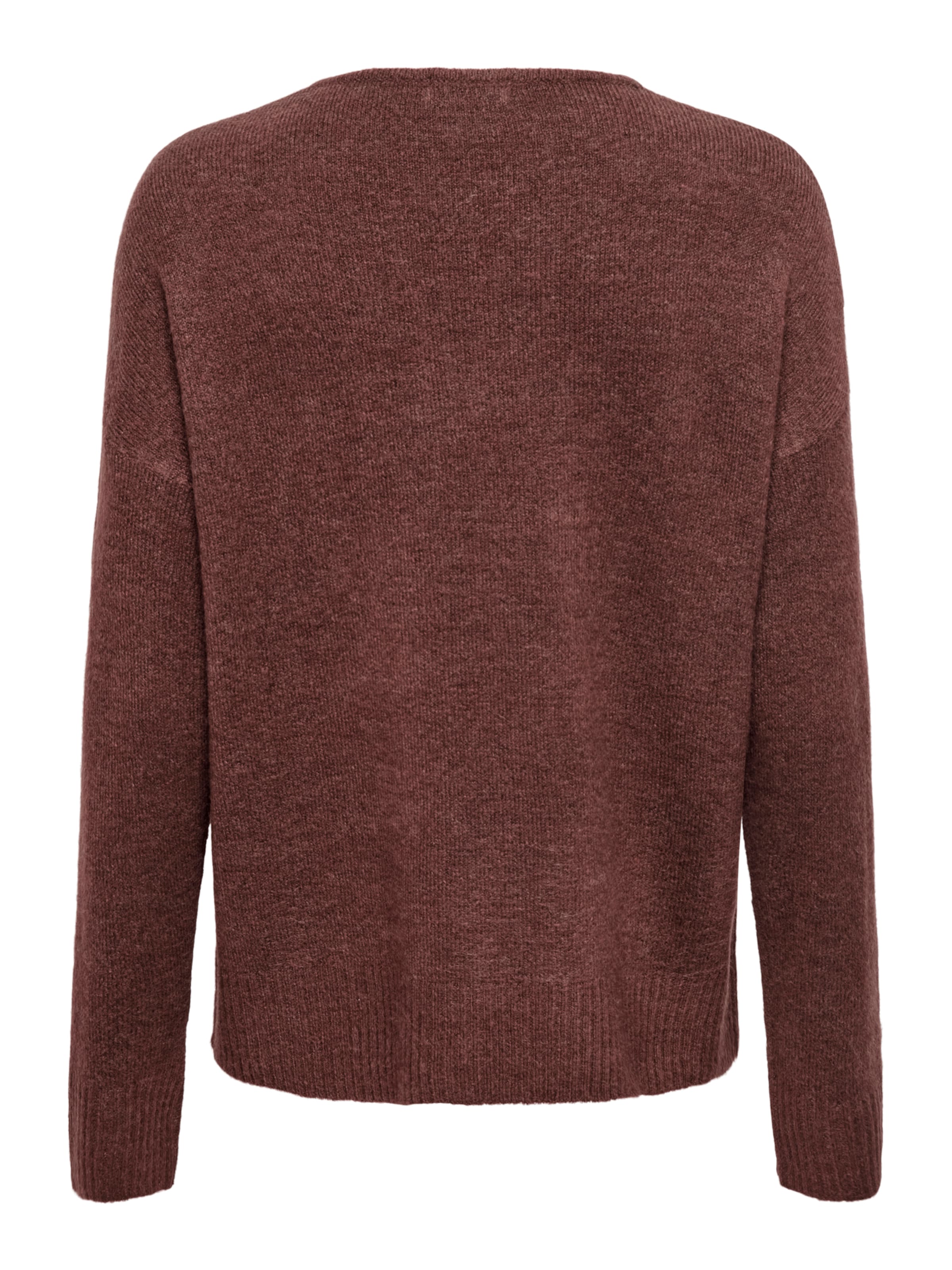 JDY Sweater 'JDYELANORA' in Brown