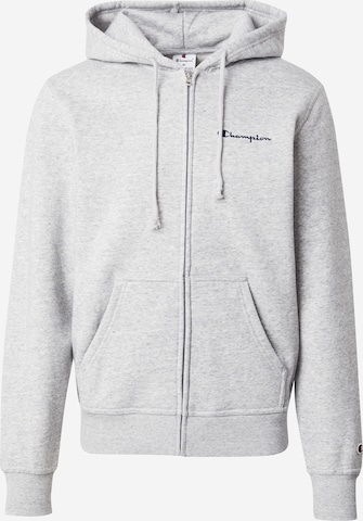 Champion Authentic Athletic Apparel Кофта на молнии в Серый: спереди