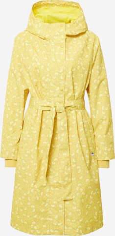 Danefae Between-Seasons Coat 'Elisabeth' in Yellow: front