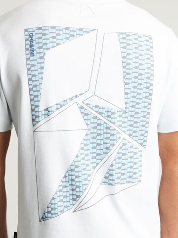 T-Shirt 'Slash' CHASIN' en blanc