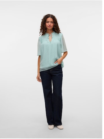 VERO MODA Blouse 'VMLeah' in Groen