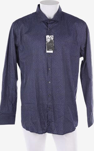 BRAX Button Up Shirt in XS in Blue: front