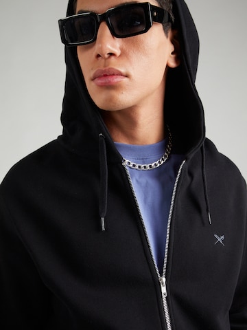 Iriedaily Zip-Up Hoodie in Black