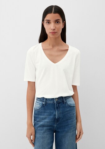 s.Oliver T-Shirt in Beige: Vorderseite