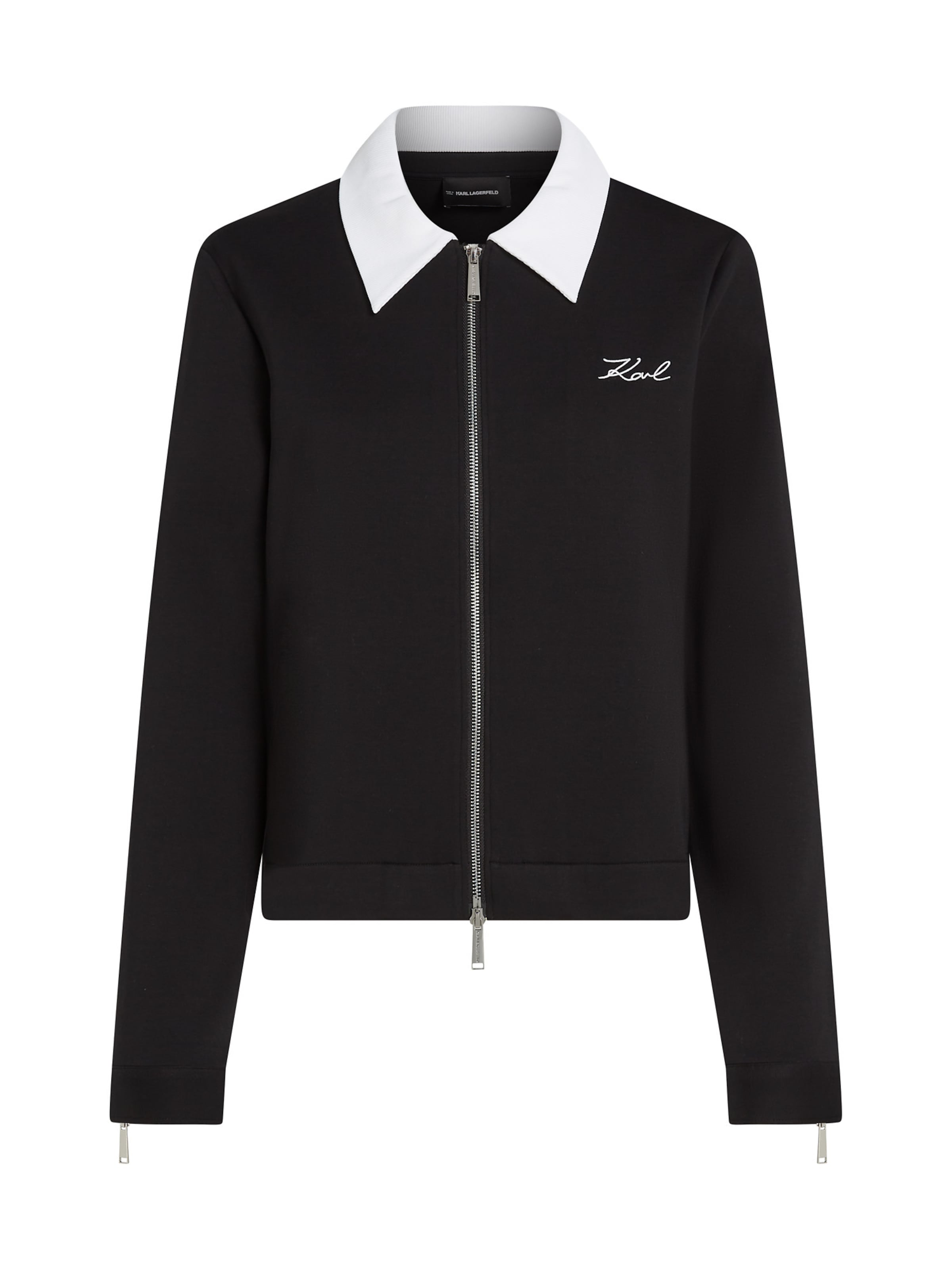 Karl Lagerfeld Tréning dzseki - fekete: elől