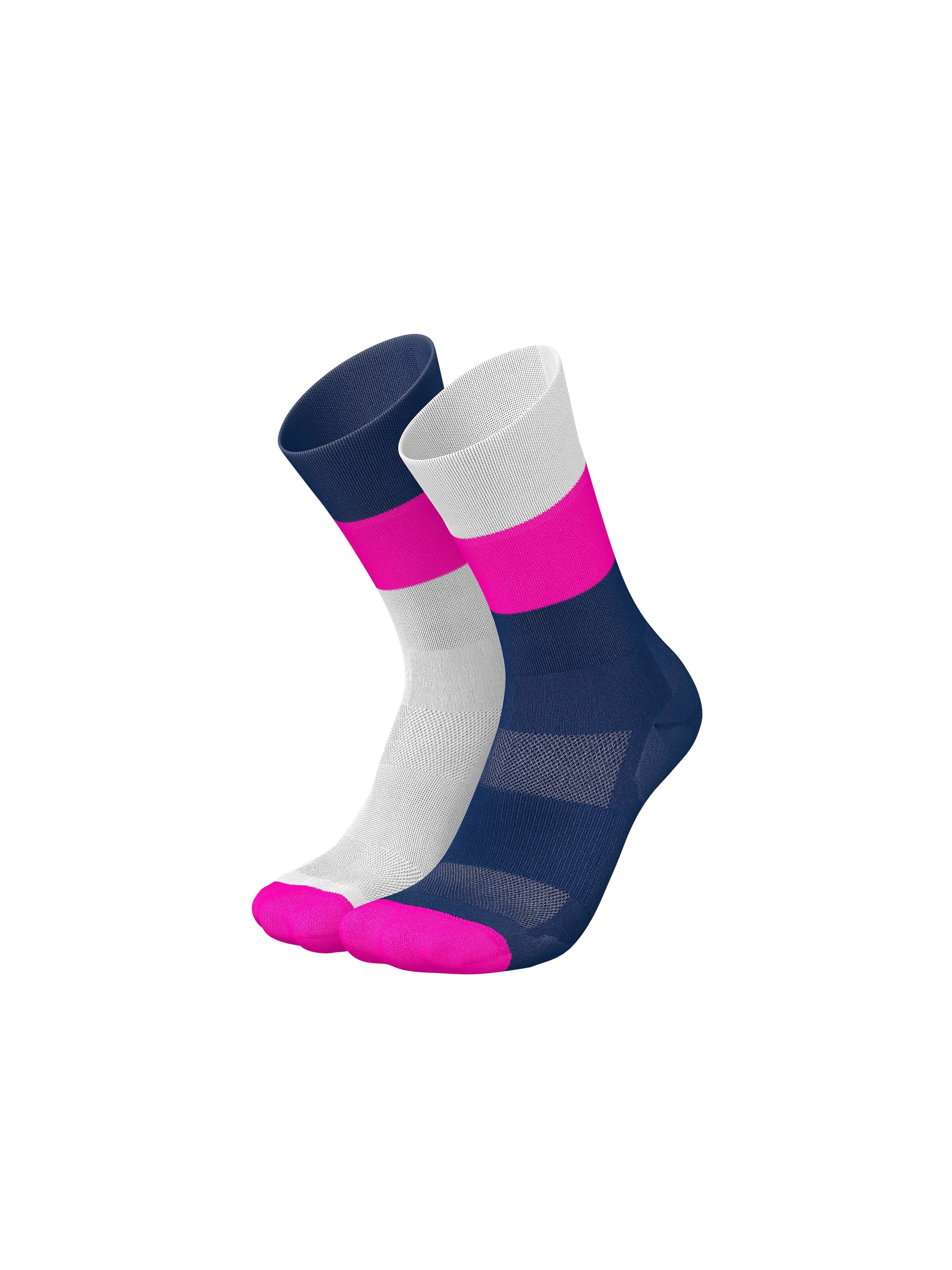 INCYLENCE Athletic Socks 'MIRRORED' in Pink: front