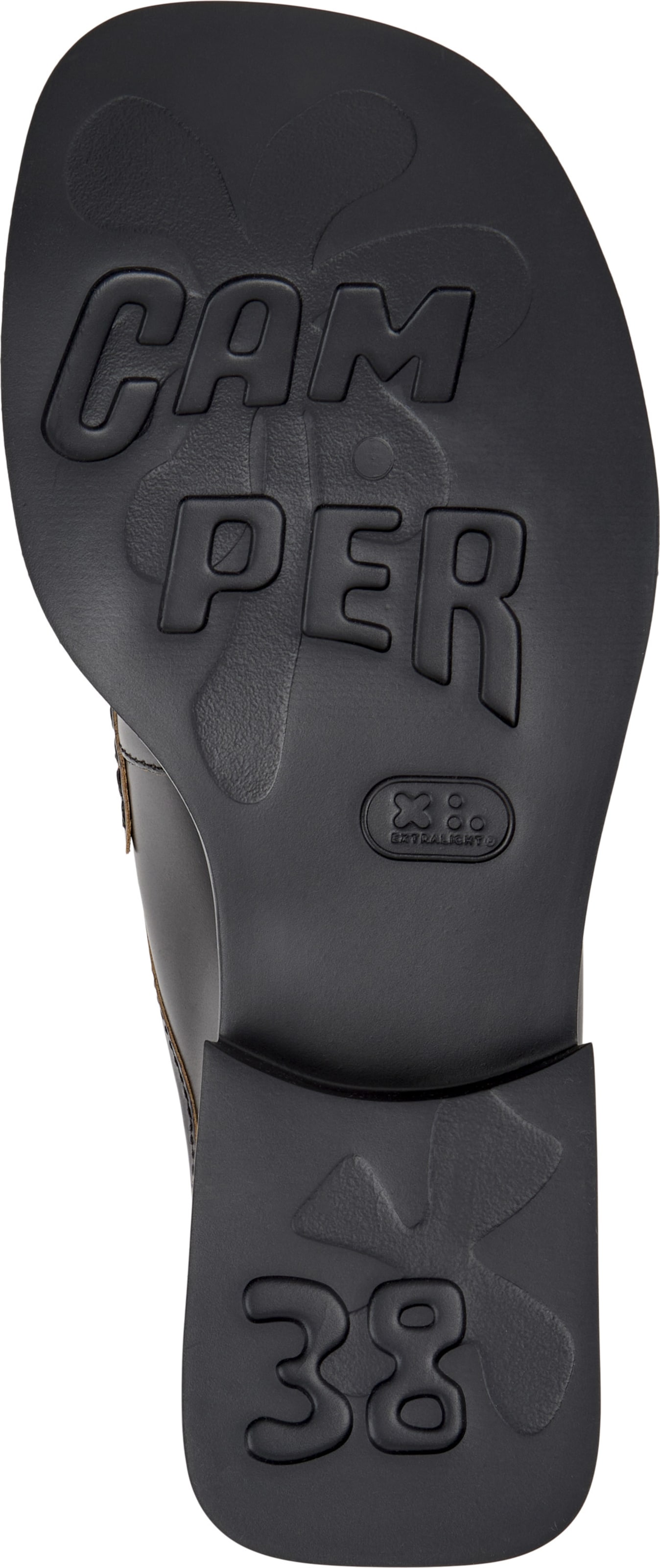 CAMPER Muiltjes 'Twins ' in Zwart