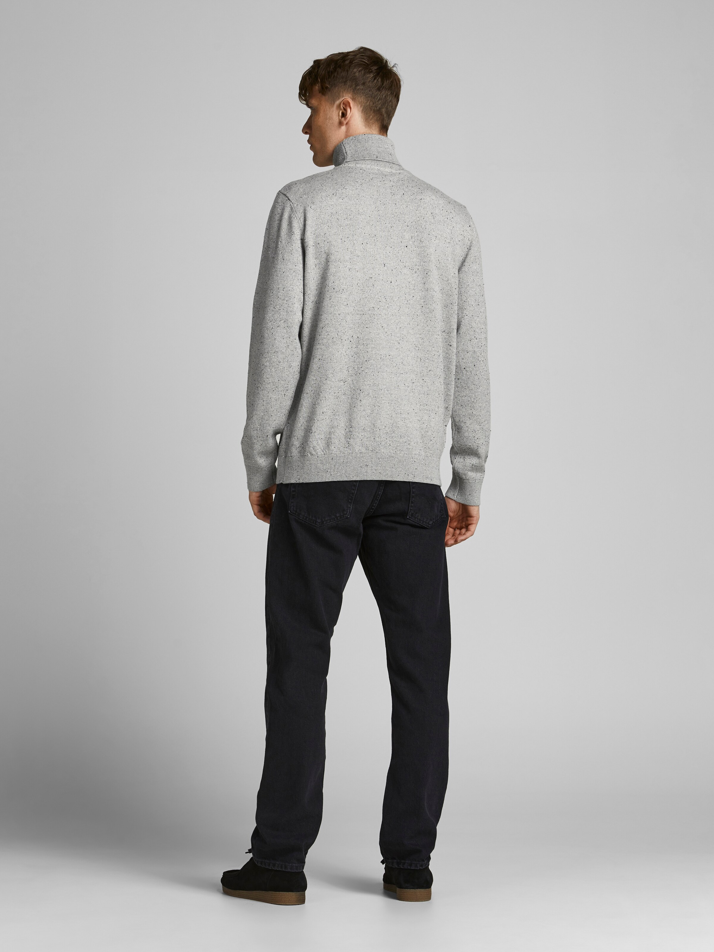 Männer Pullover & Strick JACK & JONES Pullover in Hellgrau - SB66965 Männer Pullover & Strick JACK & JONES Pullover in Hellgrau - SB66965