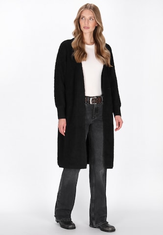 DreiMaster Vintage Knitted coat in Black