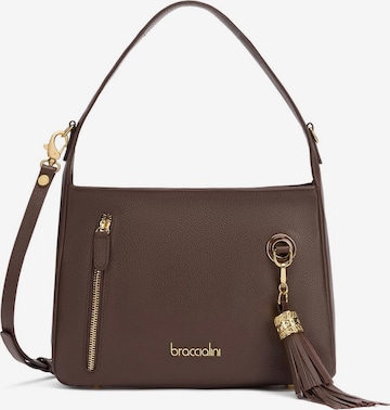 Braccialini Schultertasche 'Margot' in Braun: Vorderseite