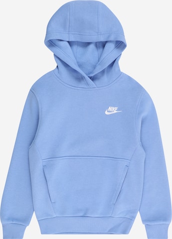 Nike Sportswear Sweatshirt 'Club Fleece' in Blue: front
