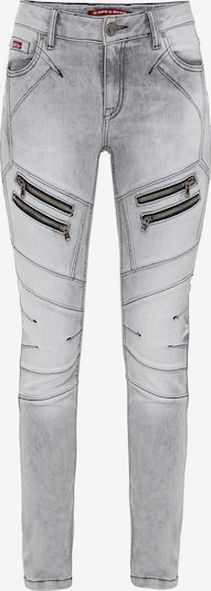 CIPO & BAXX Jeans in grey denim / schwarz, Produktansicht