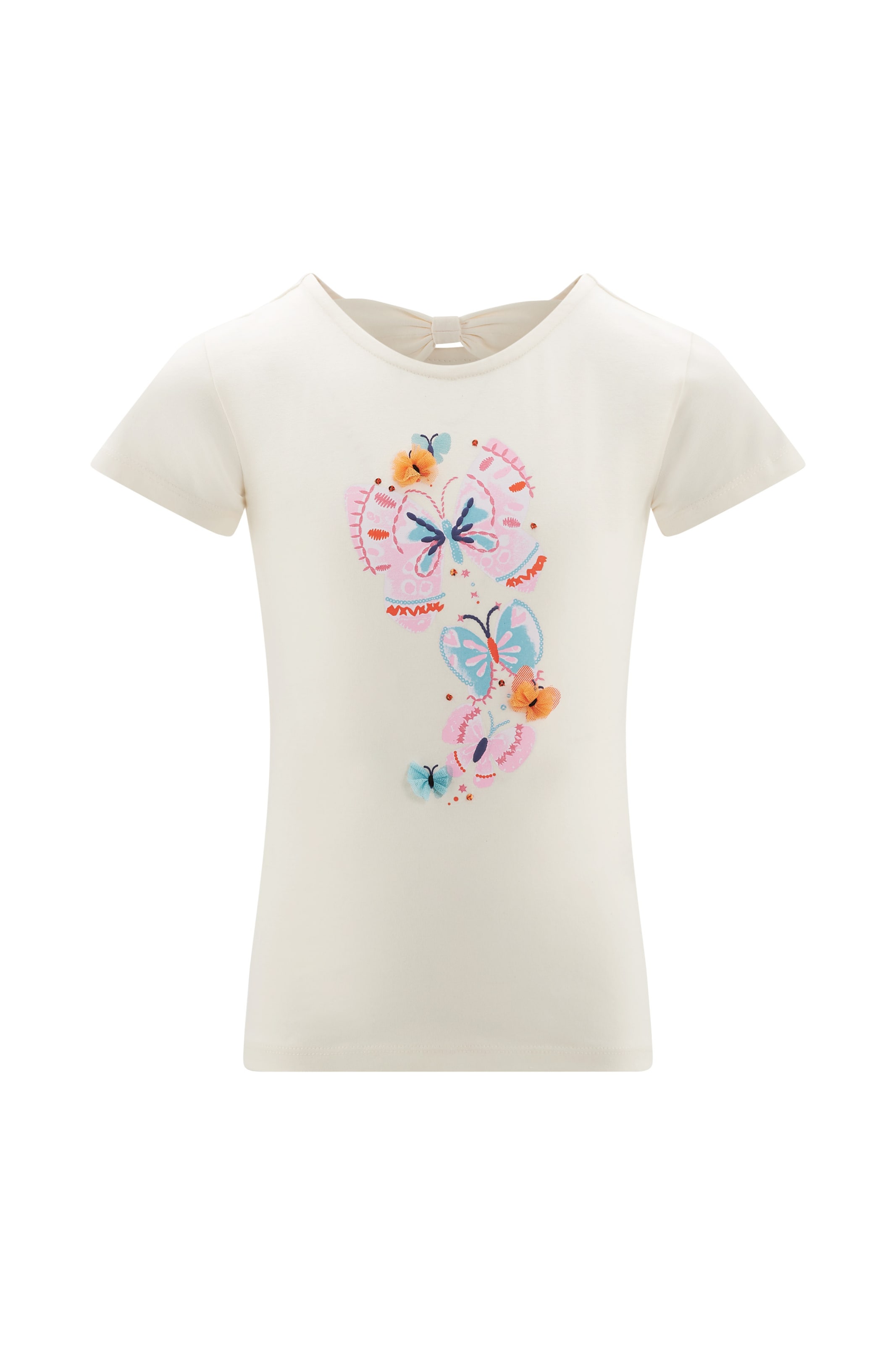 happy girls Shirt in Beige: front