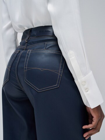 Salsa Jeans Wide leg Broek 'True' in Blauw