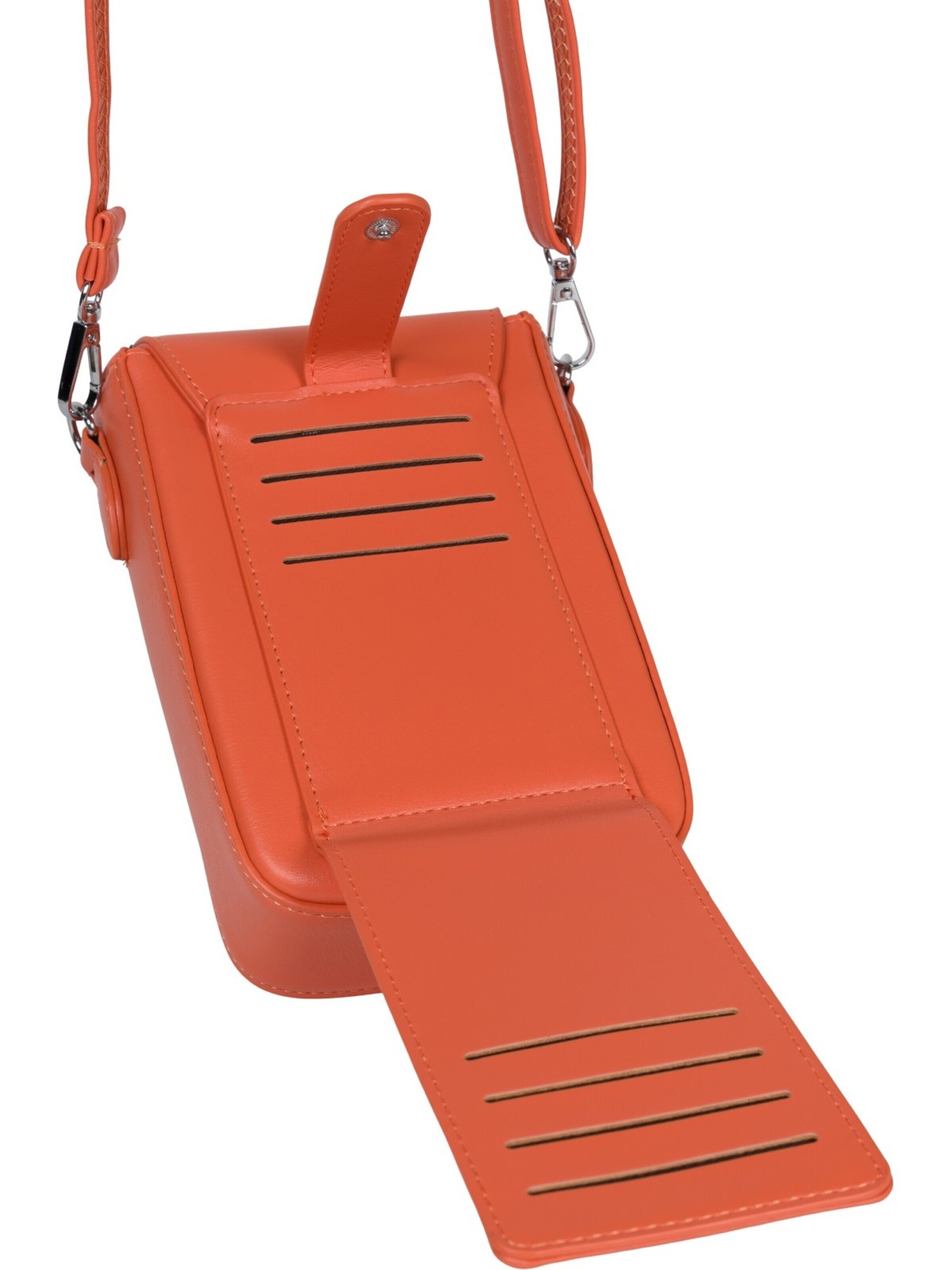 styleBREAKER Umhängetasche 'Box Bag Umhängetasche Uni'‌ in Orange