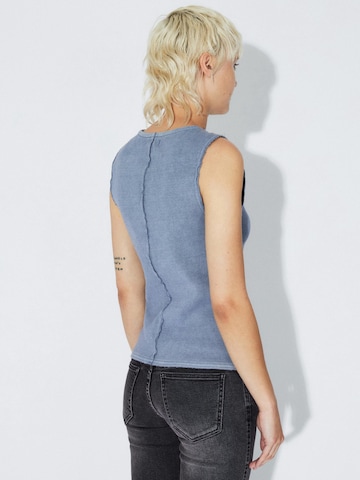Dr. Denim Bodywarmer 'Lilja' in Blauw