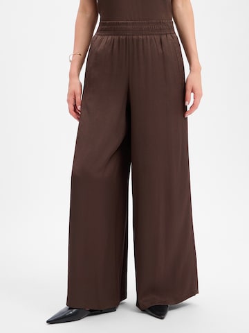 DRYKORN Wide leg Broek 'Ceiling' in Bruin: voorkant