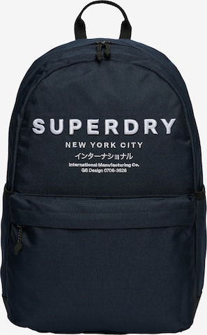 Superdry & Co Rugzak 'Montana' in Blauw: voorkant