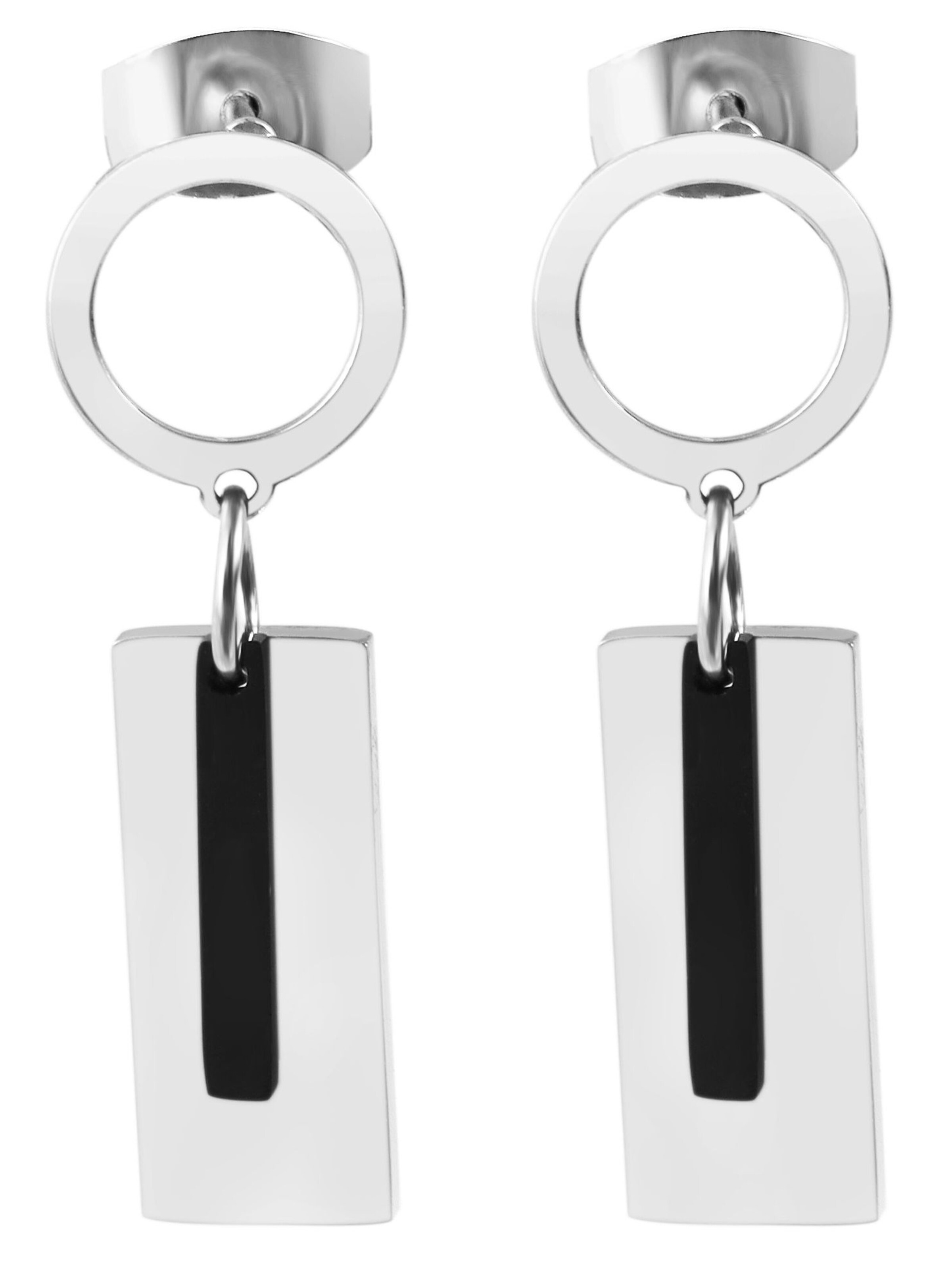 Akzent Earrings 'Nalani, hautverträglich' in Silver: front