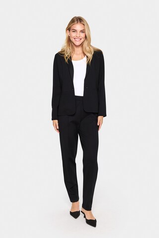 Regular Pantalon 'GennySZ' SAINT TROPEZ en noir
