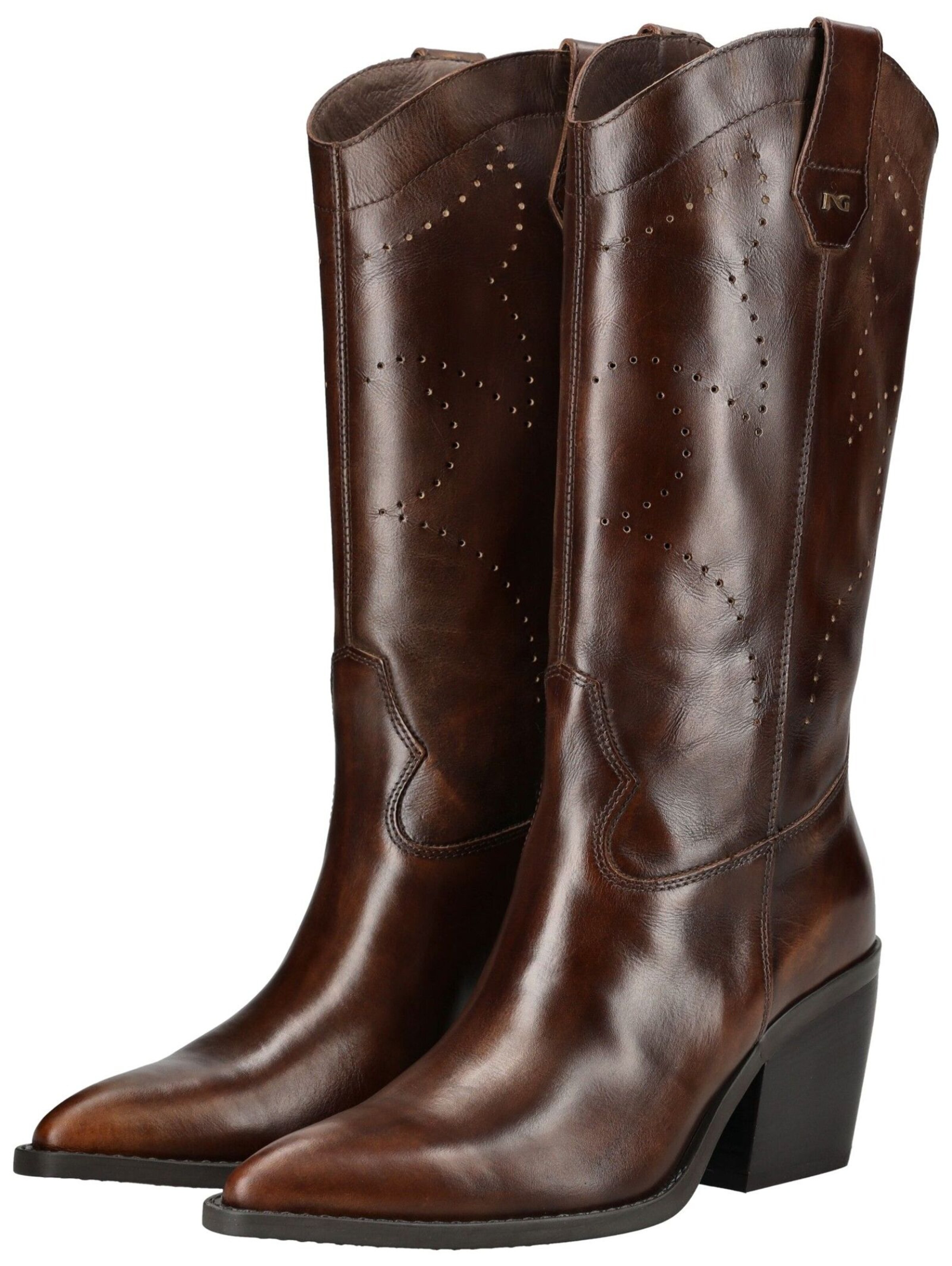 Stivale da cowboy di Nero Giardini in marrone