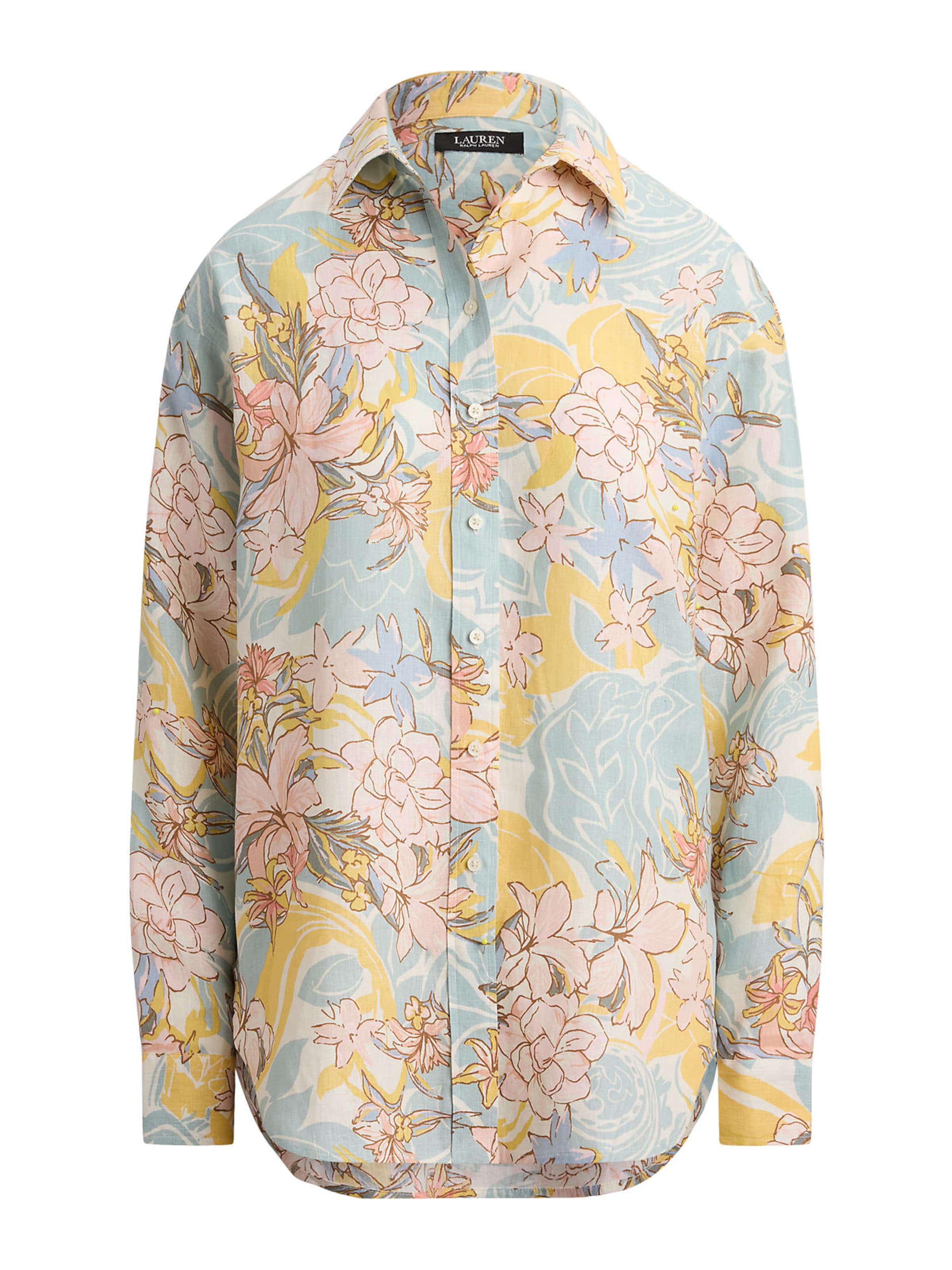 Camicia da donna di Lauren Ralph Lauren in beige: frontale