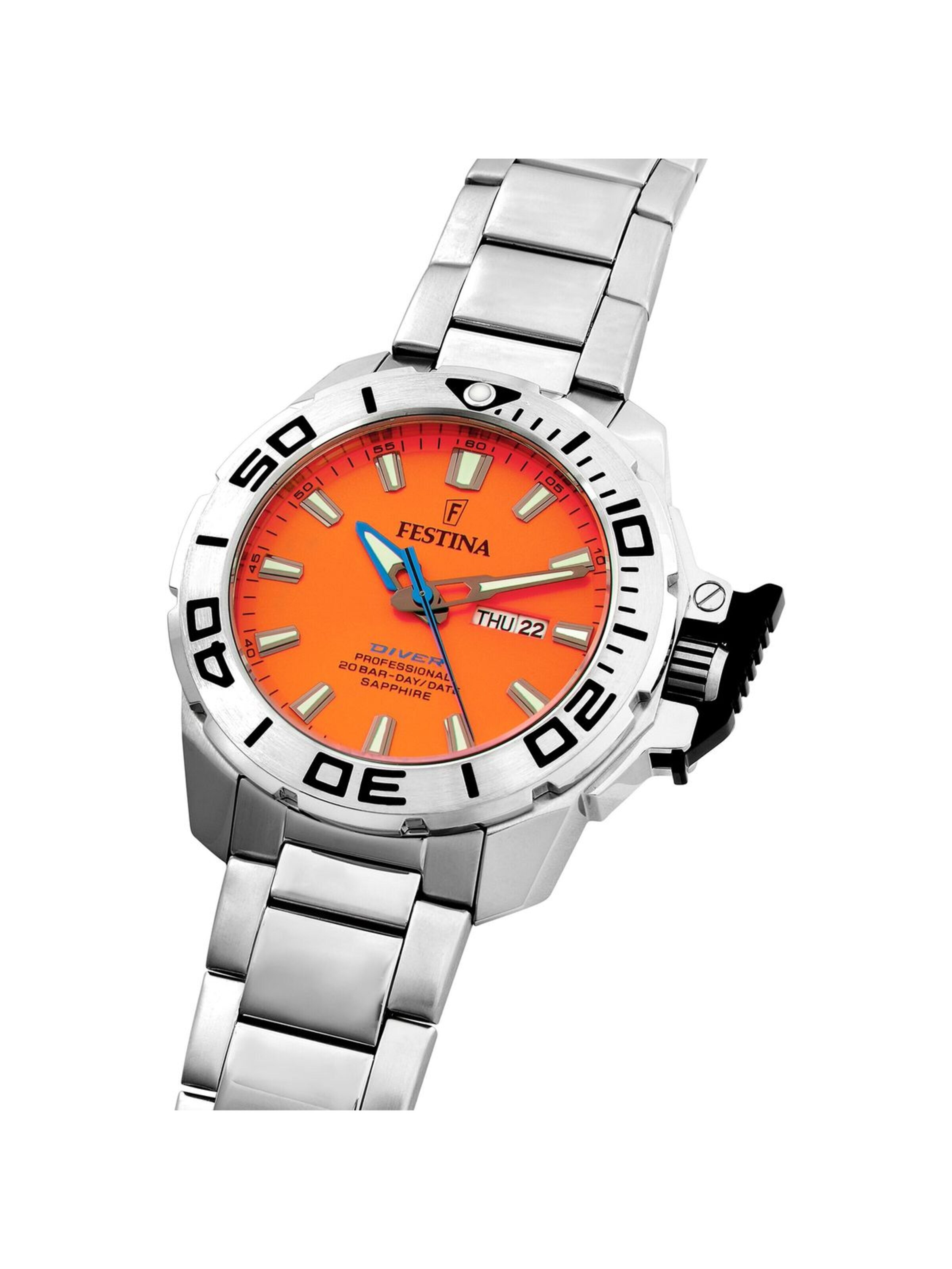 FESTINA Zegarek analogowy 'Watch The Originals' w kolorze pomarańczowy