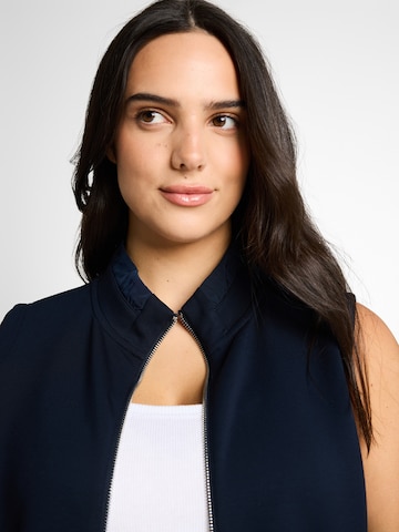 Tom Tailor Women + Sweatjacke in Blau