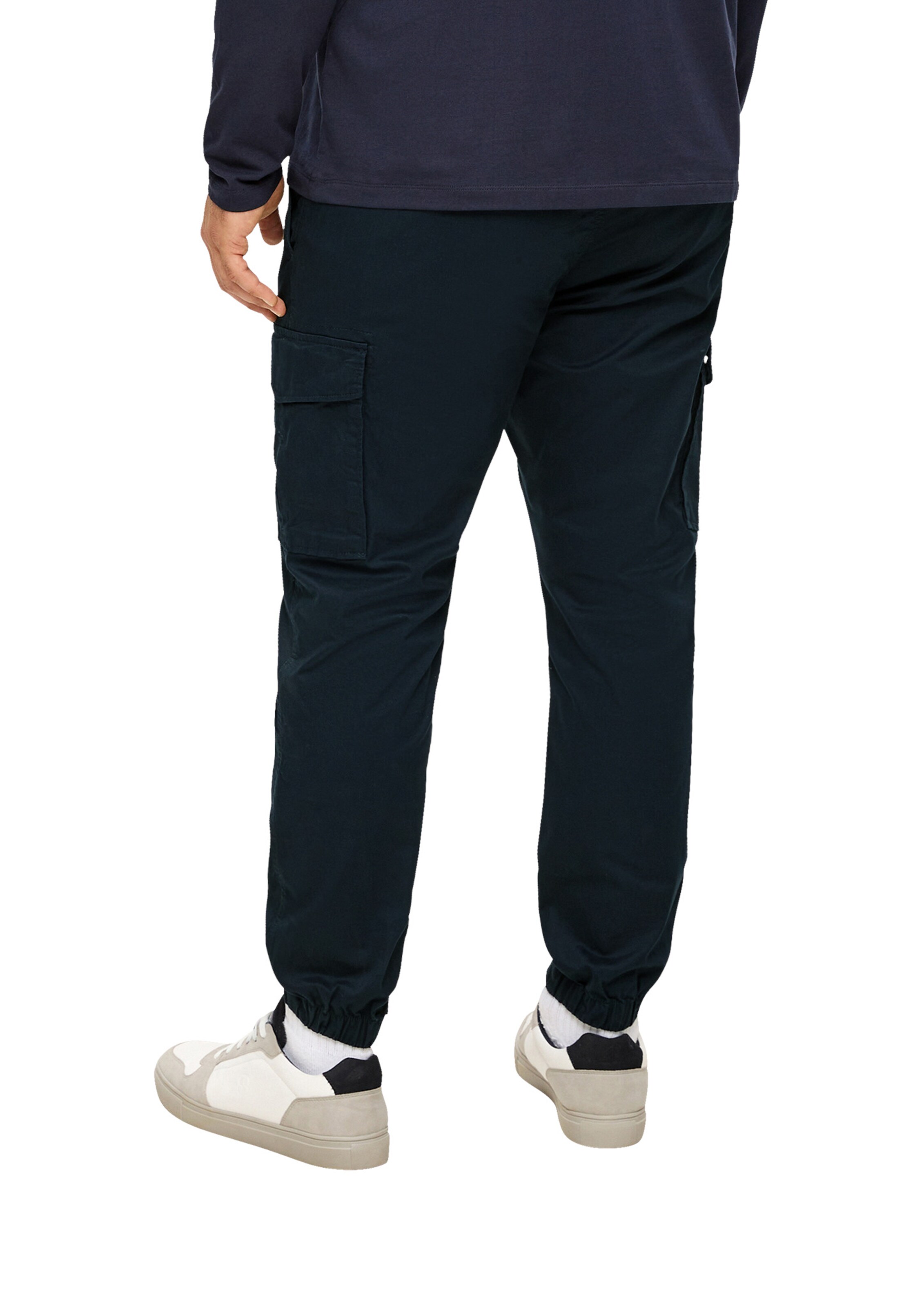 s.Oliver Tapered Cargohose in Blau