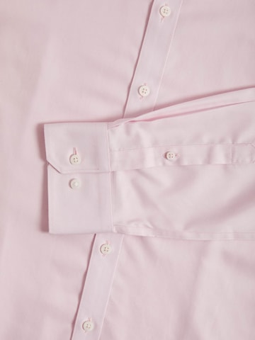 Marks & Spencer Slim fit Zakelijk overhemd in Roze: voorkant