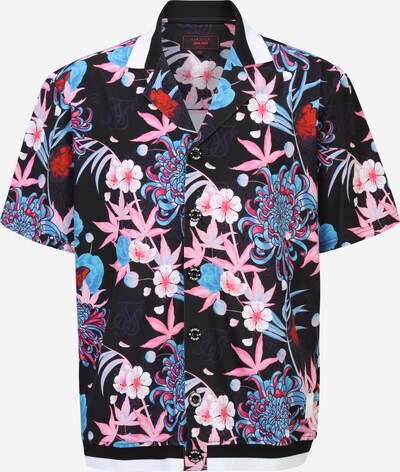 SikSilk Button Up Shirt in Blue / Navy / Light blue / Pink / White, Item view