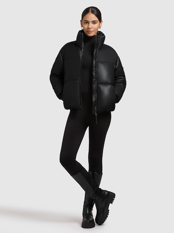 khujo Winter Jacket 'Khalia' in Black