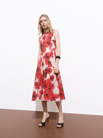 MANGO Zomerjurk 'AQUARE' in Beige: voorkant