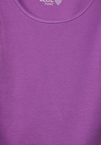 CECIL Top 'Linda' (GOTS) in Lila