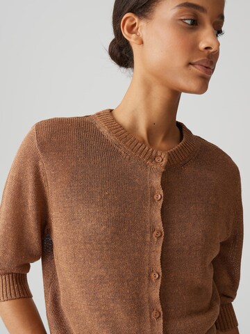 OPUS Knit Cardigan 'Datina' in Brown