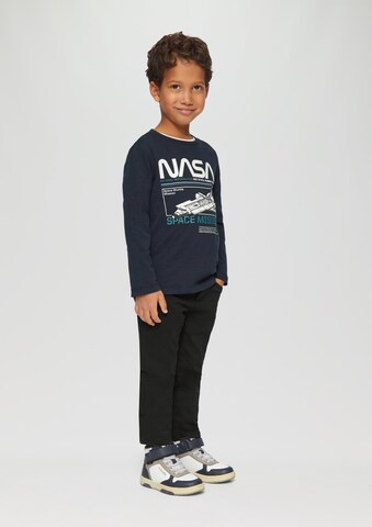 s.Oliver Slimfit Broek in Zwart