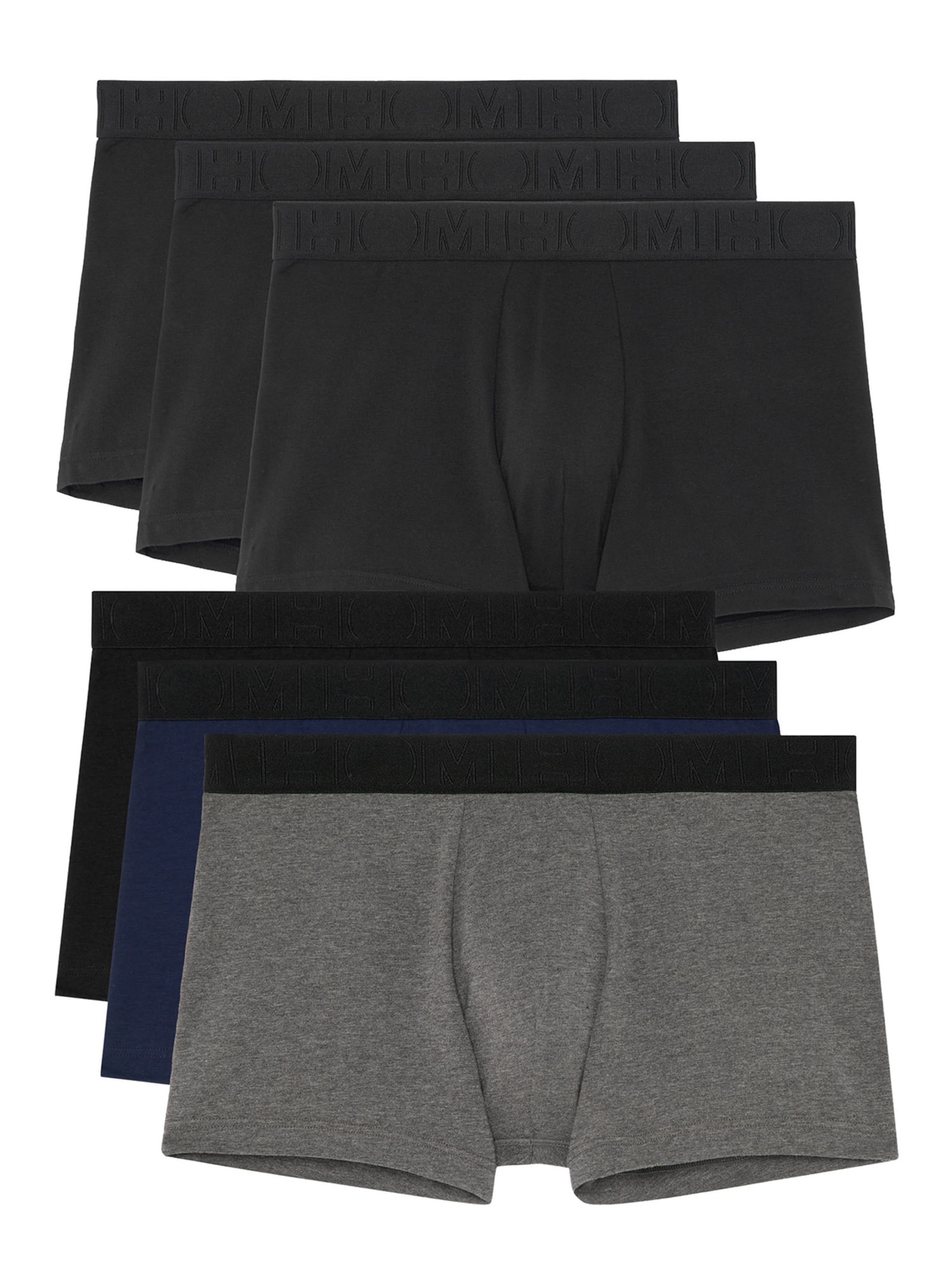 HOM Boxershorts ' Boxer Tonal Pack No2 ' in Blauw: voorkant