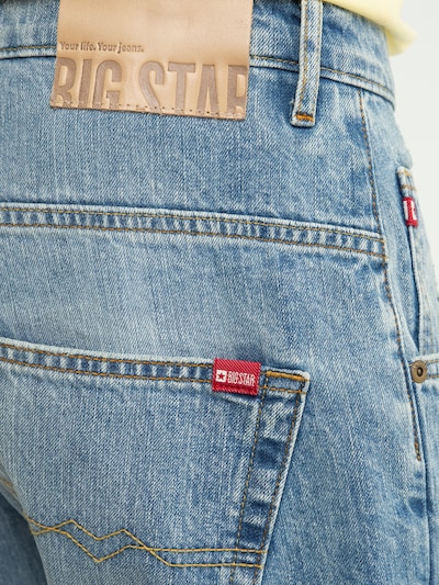 BIG STAR Jeans ' CONNER ' in blau / braun / blutrot, Produktansicht