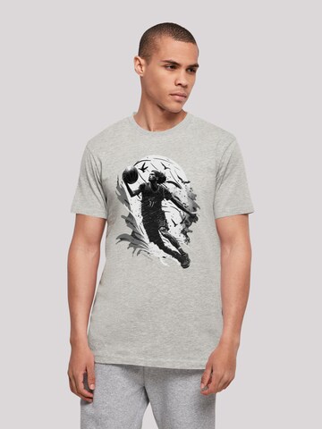 T-Shirt F4NT4STIC en gris : devant